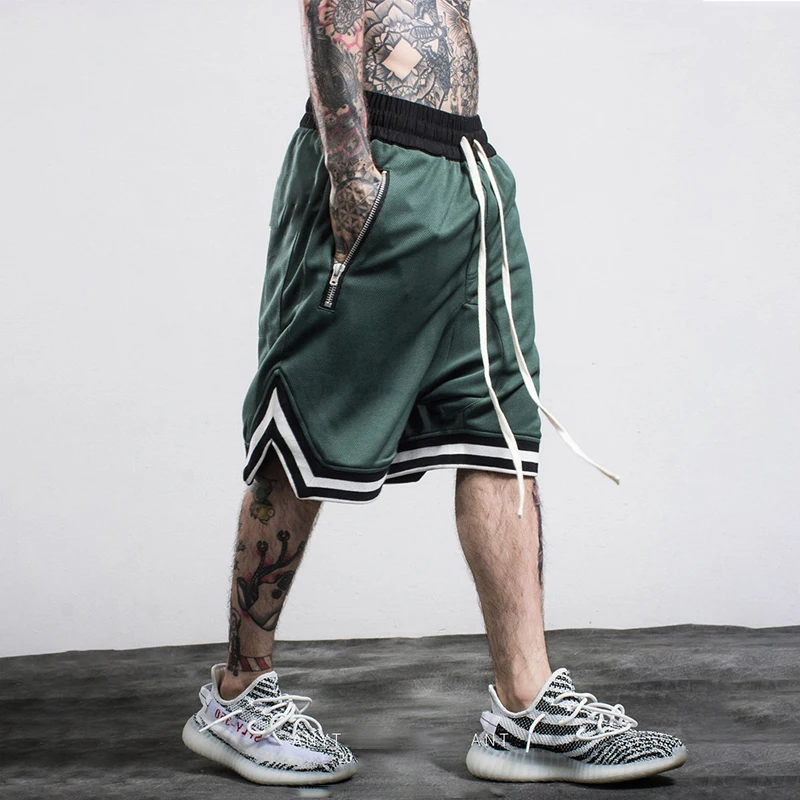 

Men's Casual Shorts Hip Hop Streetwear Male Gyms Fitness Short Pants Joggers Sportswear Bottoms Bodybuilding Men Shorts Homme