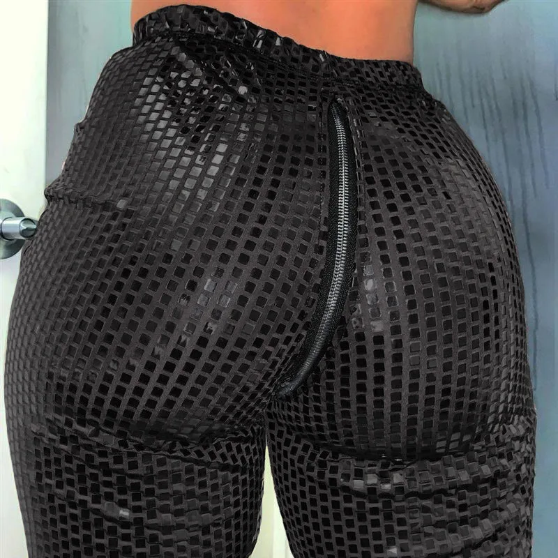 

2021 Autumn Women Solid Casual Slim Pencil Pants Winter Lady Black Bodycon High Waist Zipper Sexy Trousers For Women Female