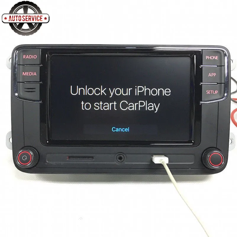 RCD330 Plus Toughscreen Carplay MIB 6 5 дюймов радио для Jetta MK5 MK6 CC Passat 6RD035187B 1 ГБ ОЗУ камера заднего