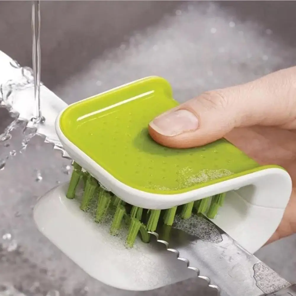 Щетка для мытья кухни многофункциональная U образная посуда нож вилка столовые