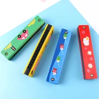 16 hole harmonica for beginners wooden educational baby kids children harmonica toy musical instrument for 2 to 4 y kid children