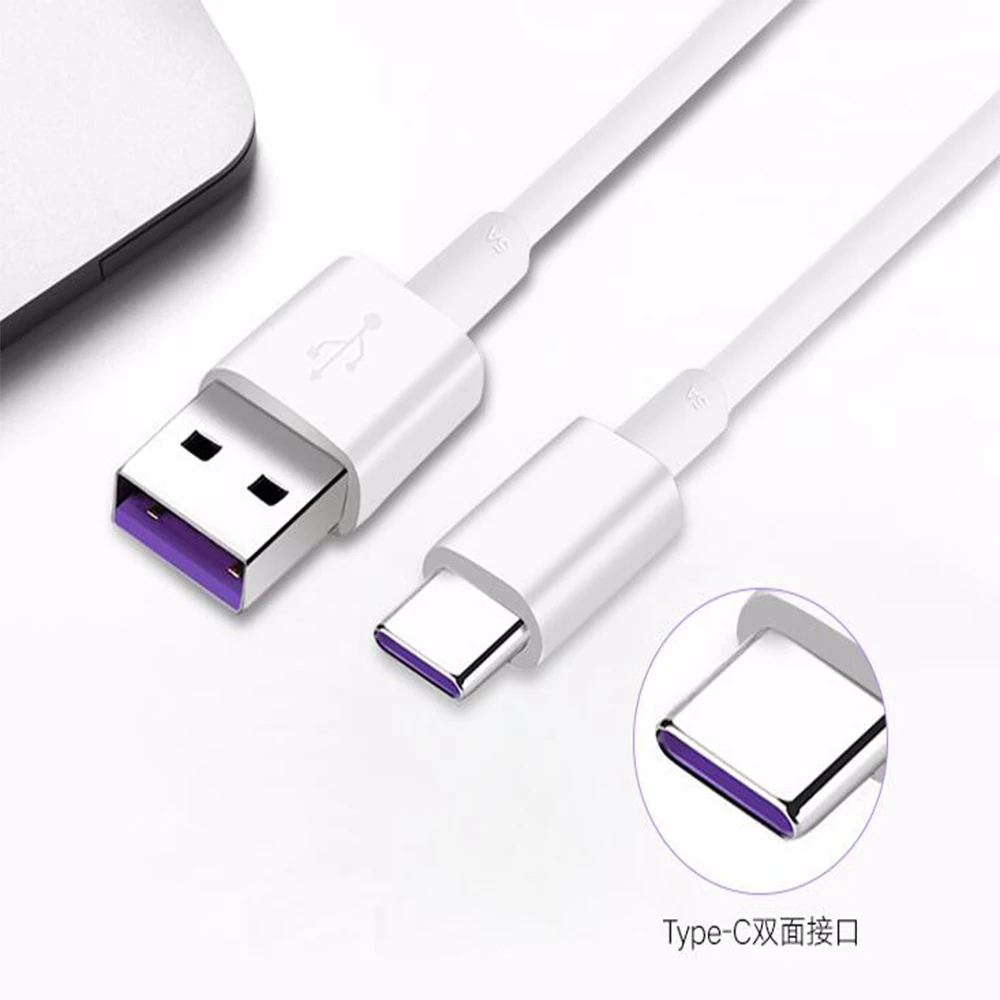 Оригинальный кабель Huawei Supercharge 5A Type C Mate 9 10 Pro P10 Plus P20 Honor V10 быстрая зарядка USB 3 0
