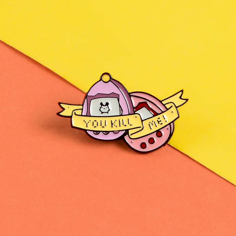 Мультфильм веселье Ретро детские игрушки капсулы вы убиваете меня эмаль брошь