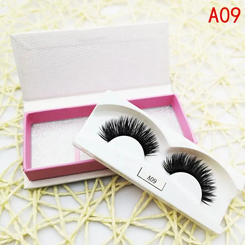 Норковые ресницы 100% безжалостная ручная работа 3D норковые полные полосы Мягкие