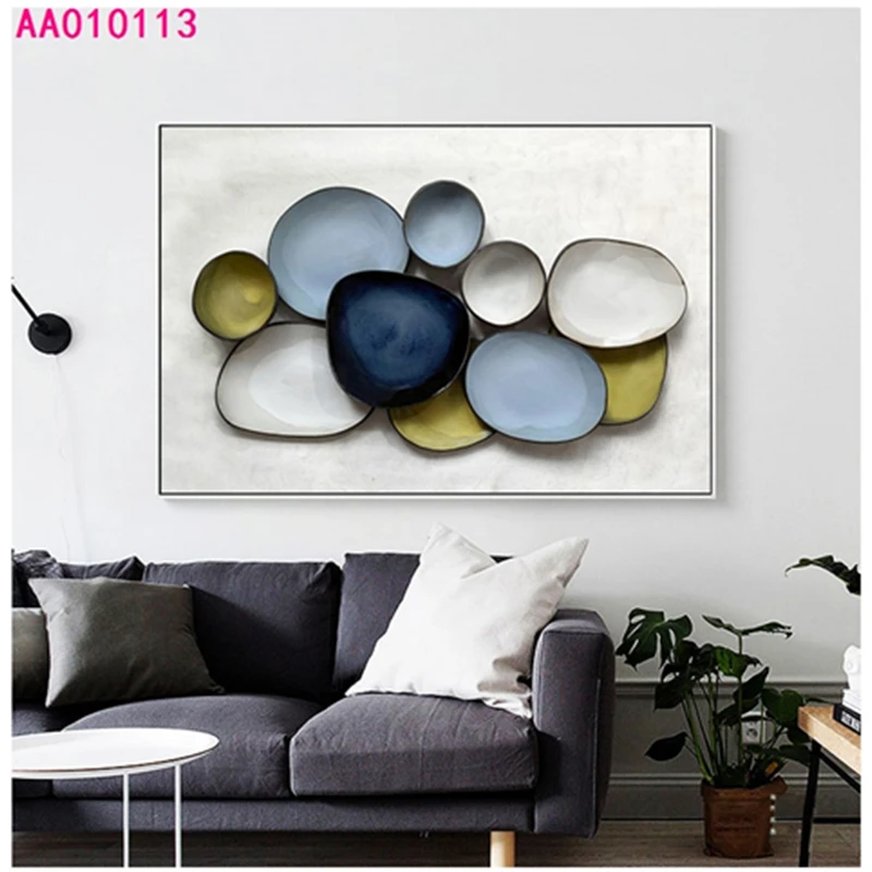 

Modern Golden Tableware Canvas Painting Nordic Art Poster And Prints Wall Picture Decoration For Kitchen Restaurant Home Decor