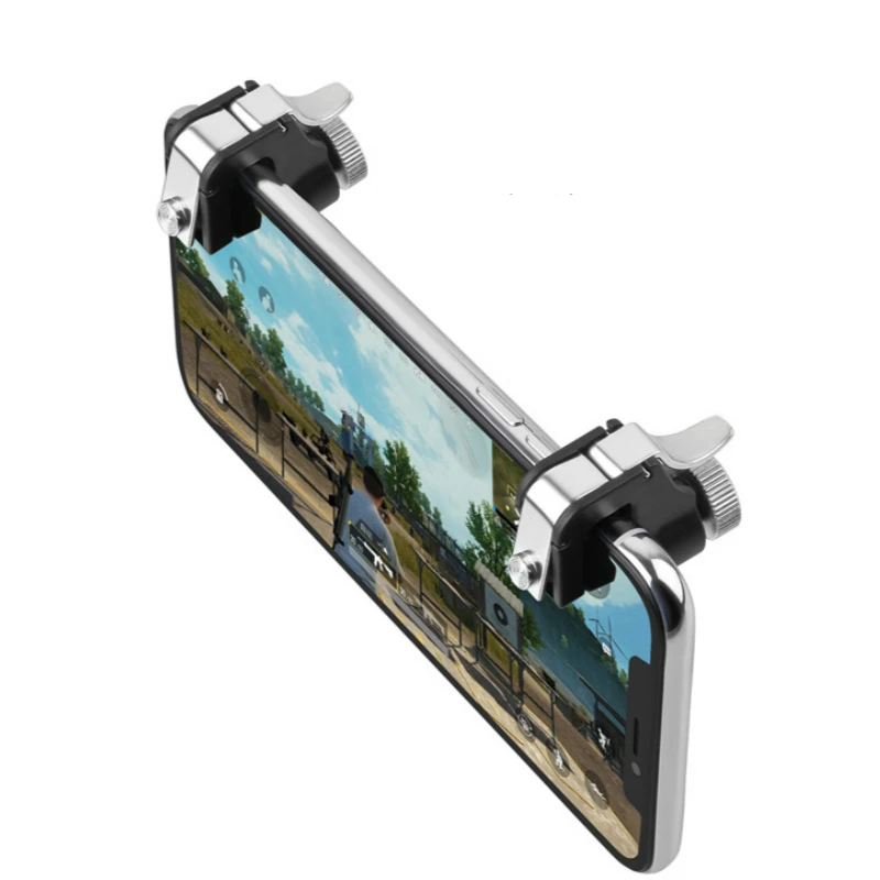 Metal Smart Phone Mobile Gaming Trigger for Game Fire Button Aim Key L1 R1 Shooter PUBG Controller | Электроника