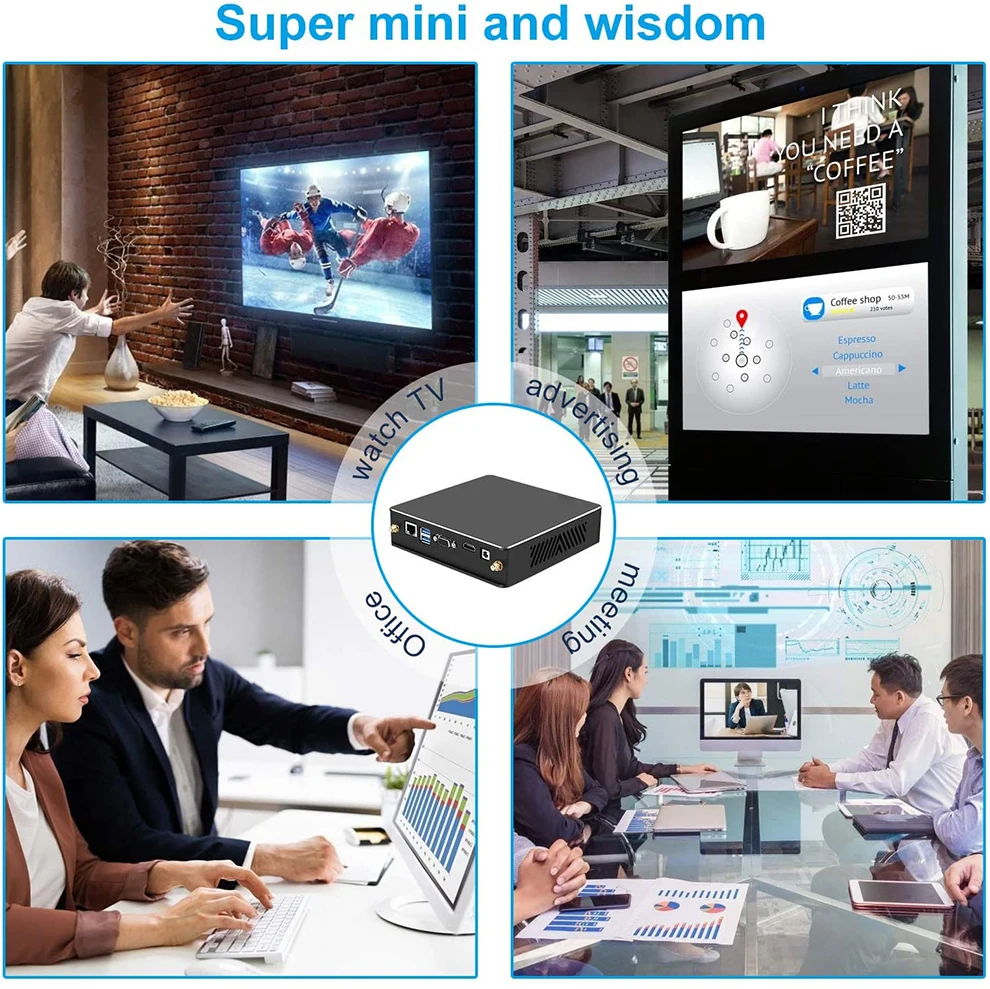 Фото 8 ГБ ОЗУ 256 SSD Intel Core i7 3770 i5 3470 i3 2120 Мини ПК Win10 двухдиапазонный WiFi Gigabit Ethernet VGA HDMI 8 ГБ ОЗУ 256 SSD Intel Core i7 3770 i5 3470 i3 2120 Мини ПК Win10 двухдиапазонный WiFi Gigabit Ethernet VGA HDMI