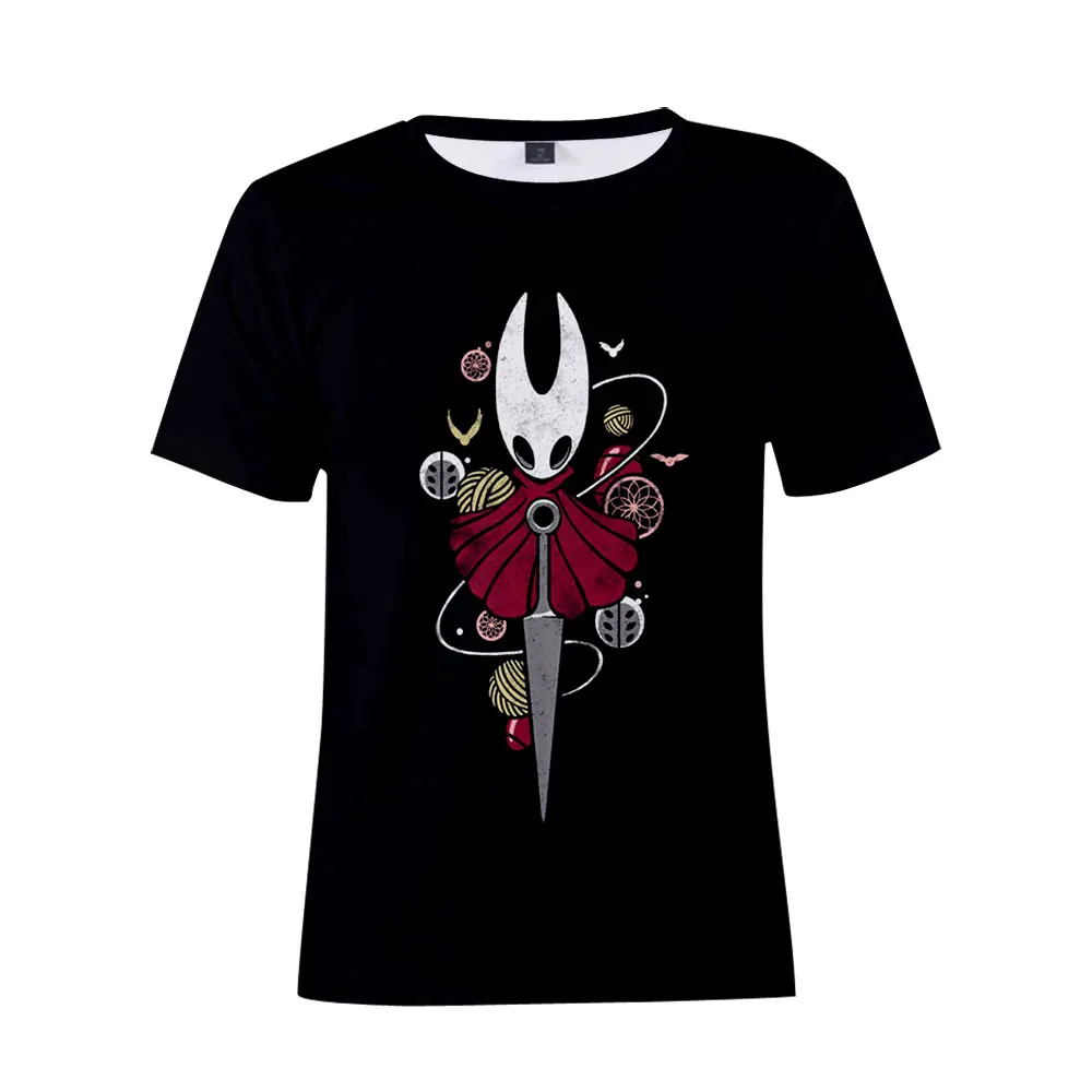 

Game Hollow Knight T Shirt Men Women Tee Shirt Kids Top Action Adventure Game 3D Print Cosplay Summer Short Sleeve Sports Tops