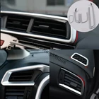 Для Honda FIT JAZZ Автоаксессуары кроше 2013-2018 автомобильный Кондиционер для волос с вращением влевовправоцентр воздуховыпускное отверстие рамки накладка наклейки 4 шт.