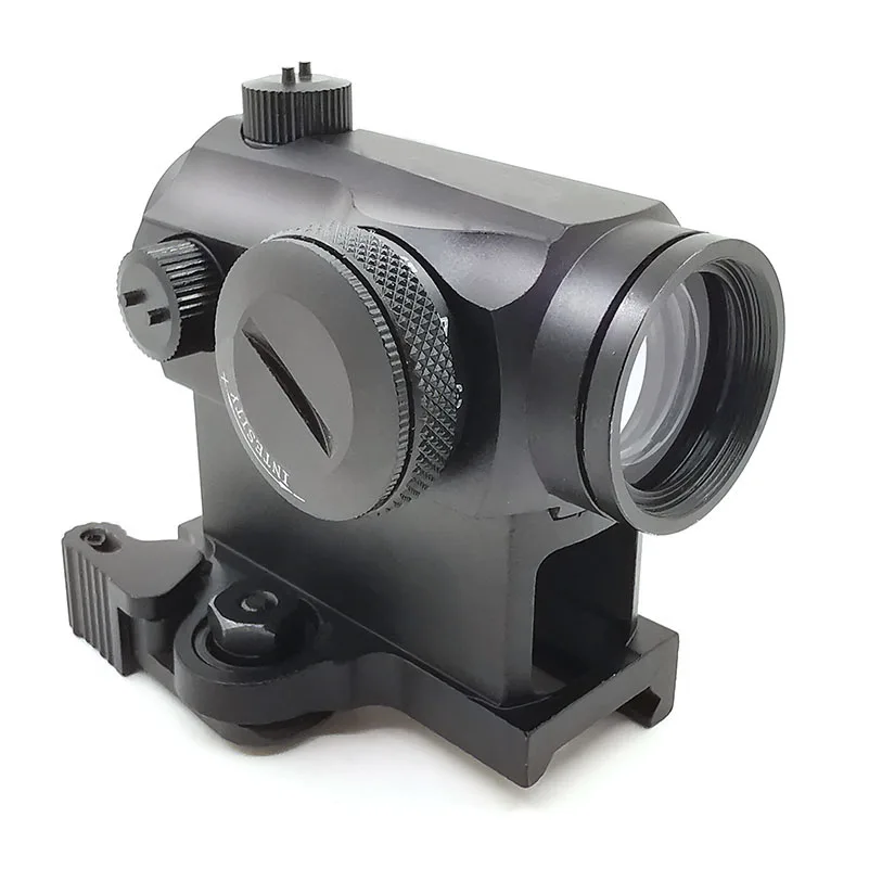Тактический охотничий QD 1X24 Reflex Red& Green Dot прицел с быстрым подъемным креплением Быстрый Отсоединяемый голографический