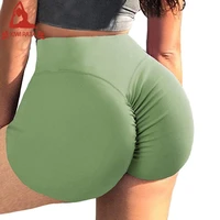 high waisted yoga shorts for women workout shorts tummy control running shorts sports gym ruched butt lifting hot leggings