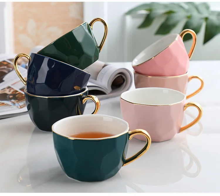 220 мл керамическая кружка кофейная хорошего качества с логотипом можно сделать |