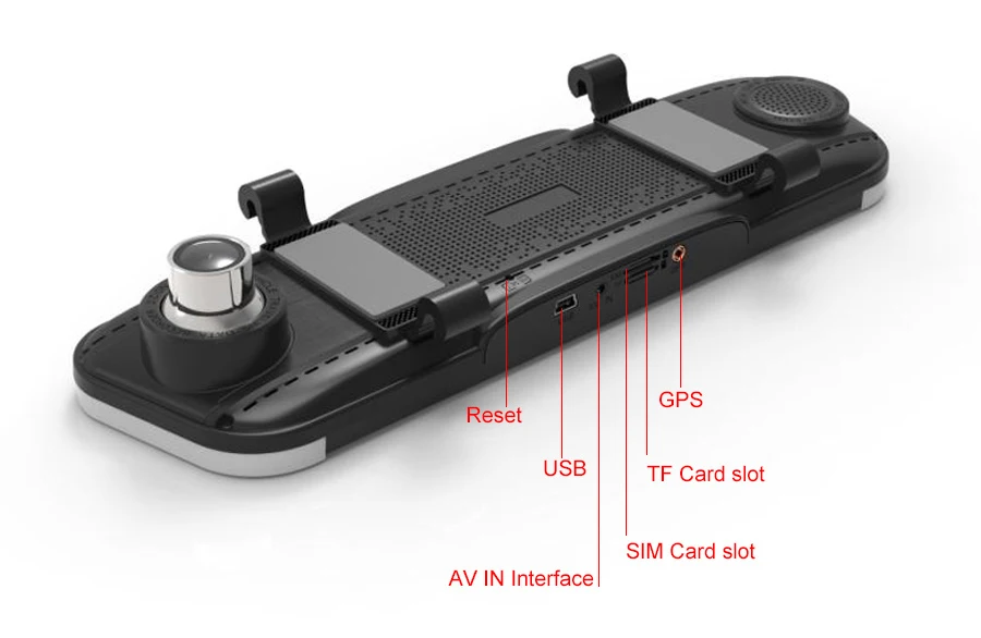 10 дюймов 4G Автомобильный видеорегистратор Камера ADAS Android Dvr авторегистрация с gps-навигацией Full HD 1080P видеорегистратор две камеры s Vehicele