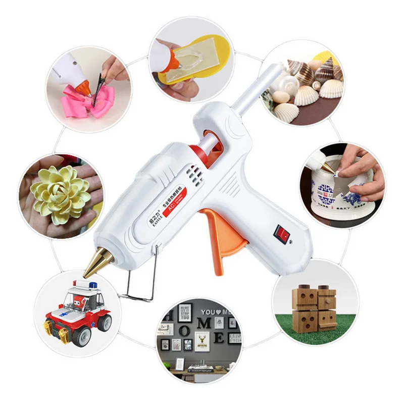 

Hot Glue 30W/80W/100W/60-100W Professional High Temperature Hot Glue Gun Repair Tools Hot Glue Gun With Stick