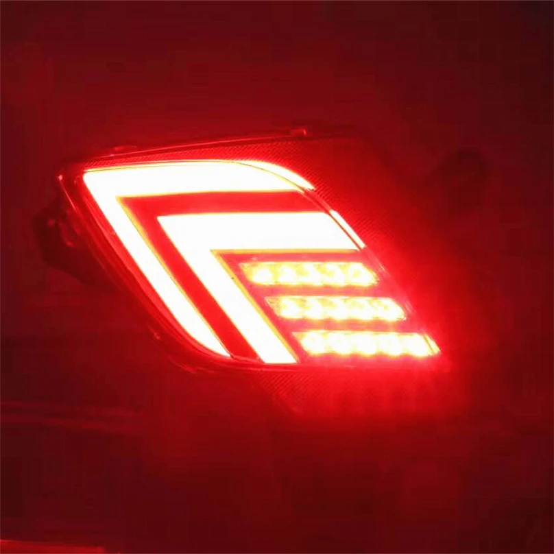 CSGJMY 2PCS LED Reflector For Mazda CX-5 CX5 2013 2014 2015 2016 Car Tail Light Rear Bumper Fog Lamp Brake | Автомобили и