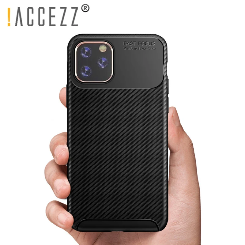 ! Чехол ACCEZZ для iPhone 11 Pro Max новинка 2019 мягкий ТПУ бизнес защита задняя крышка s чехол