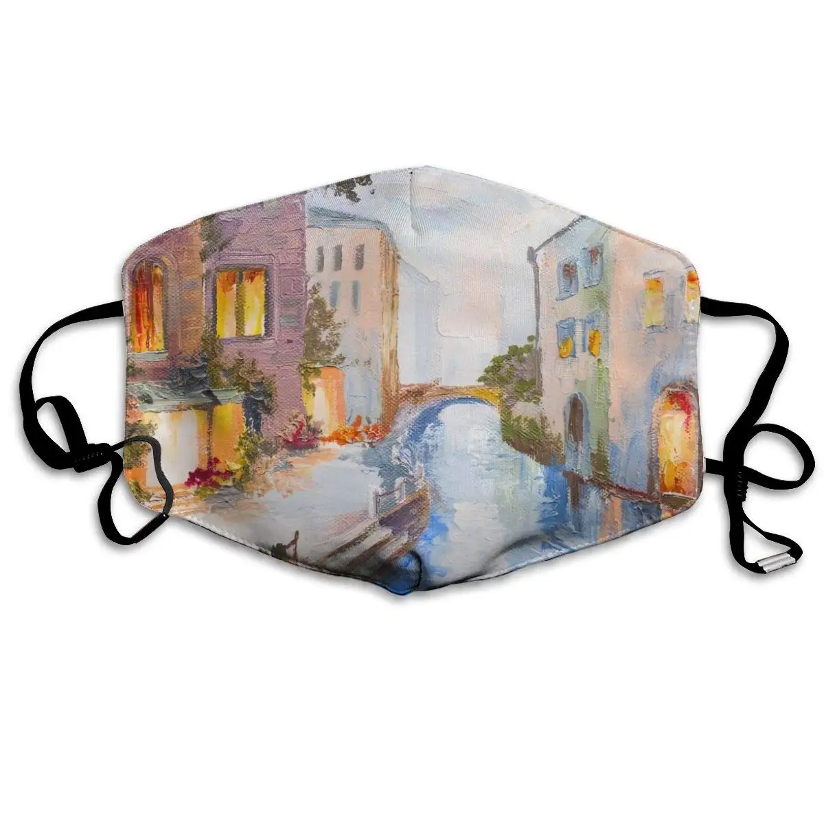 

Premium Dust Mask - Washable Breathable Mouth Face Mask - Adjustable Ear Loop for Kids Women Men Venice Italy