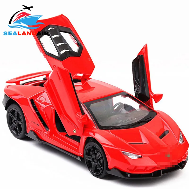 LP770 1:32 Lamborghinis сплав модель гоночной машины Diecasts& Toy Vehicles звуковой свет супер гоночный оттяните назад автомобиль дети подарок на день рождения