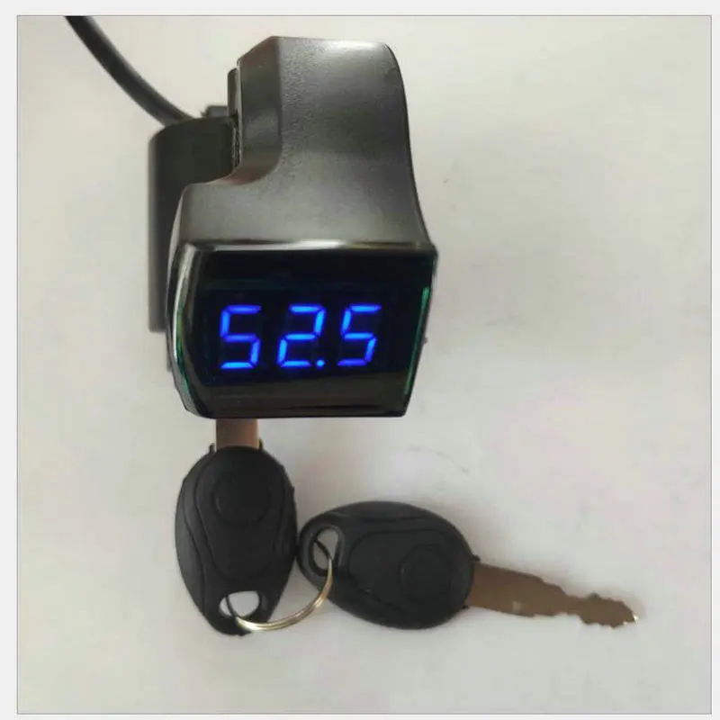 12-100 в finger thumb shifter ускоритель с цифровым дисплеем и замком/ключом для электрического велосипеда скутер mtb трехколесный индикатор батареи