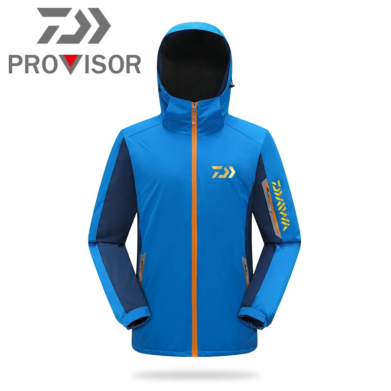 

Daiwa Men Women Outdoor Jackets Windbreaker Waterproof Windproof Camping Hiking Jacket Coat for Men Fishing Sports Jackets