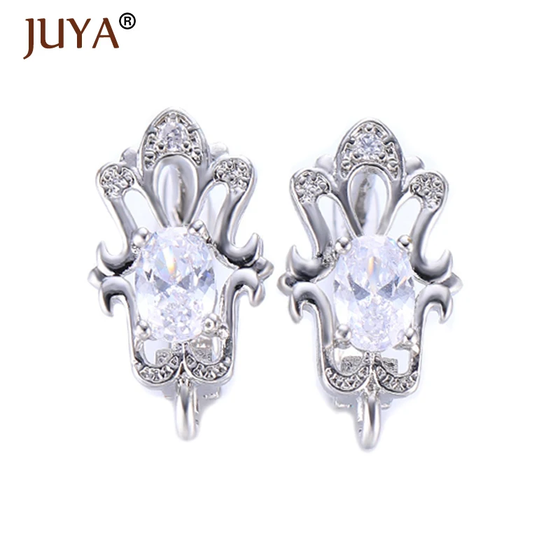 Juya модные серьги с кристаллами застежки крючки Сделай Сам хрустальные жемчужные