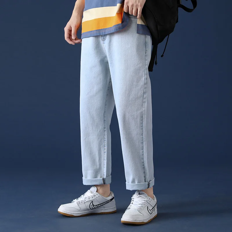 

2021 Spring and Fall Fashion Trend Men's Jeans, Retro Casual Comfortable Stretch Fashion Jeans NZKK30