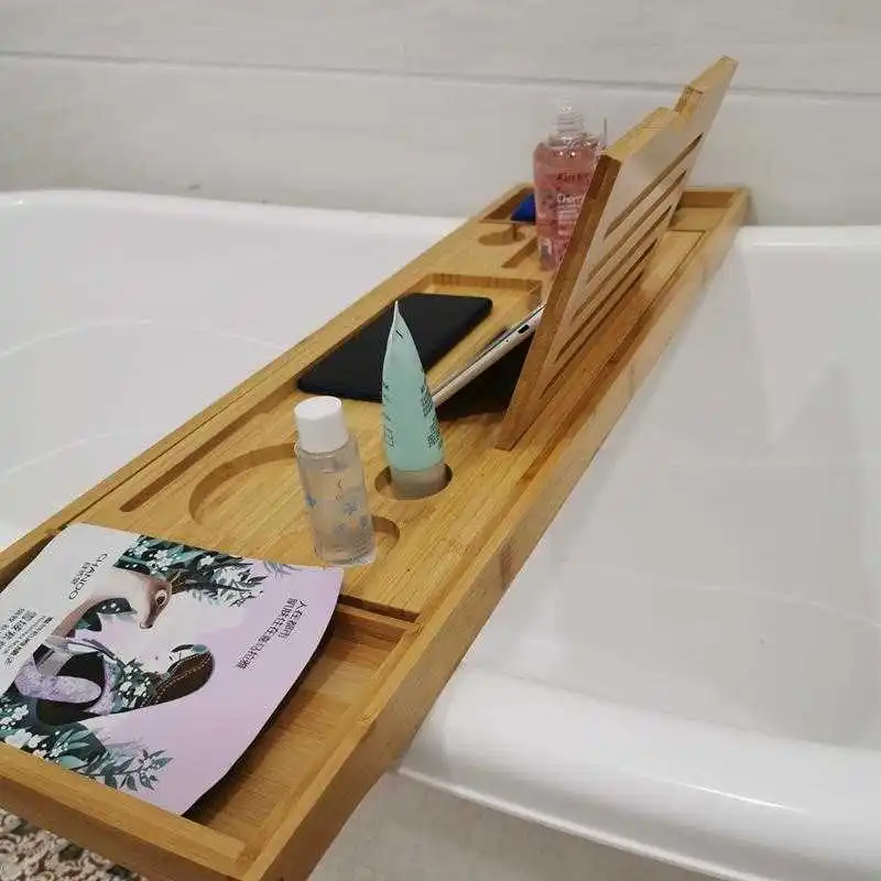 

Vasca Engelli Tutunma Bar De Bain Holder Accessories Shelf for a Book Tub Tray Bathtub Plateau Accessoires Baignoire Bath Rack