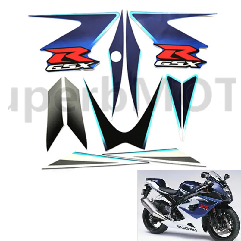 Мотоциклетная Светоотражающая наклейка на обтекатель для suzuki GSXR1000 gsxr 1000 2005 2006 K5 весь автомобильный стикер