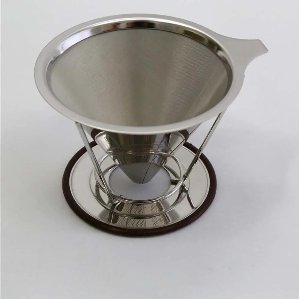 Многоразовый фильтр для кофе держатель из нержавеющей стали металлическая сетка