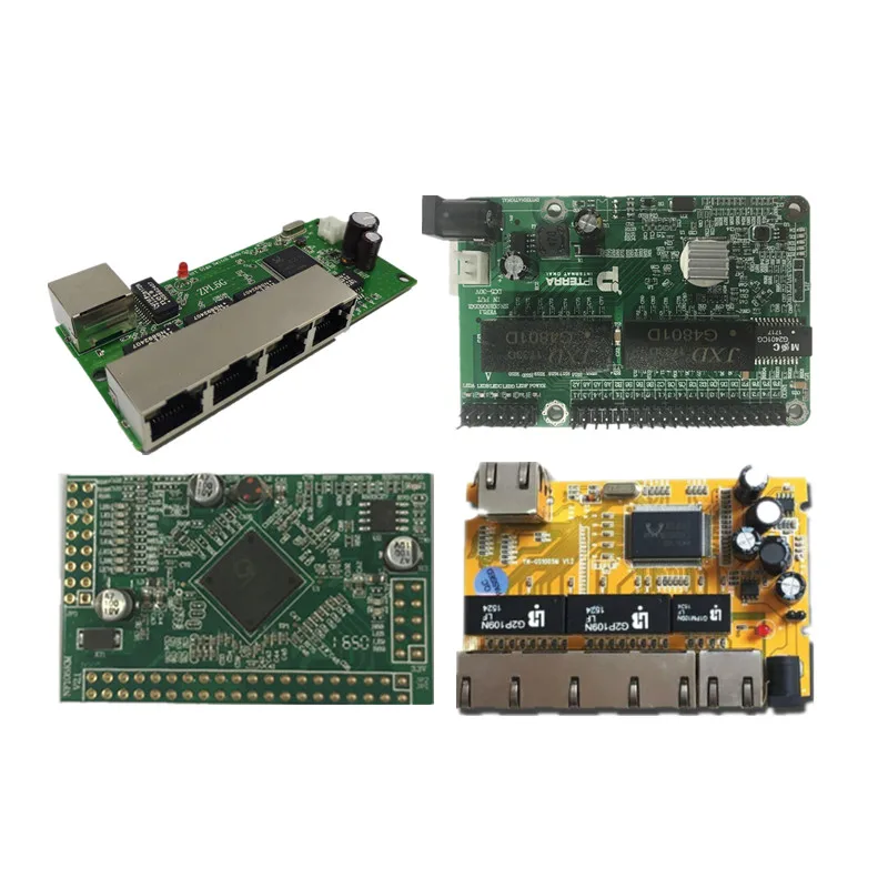 Гигабитный коммутационный модуль с 5 портами широко используется в светодиодной