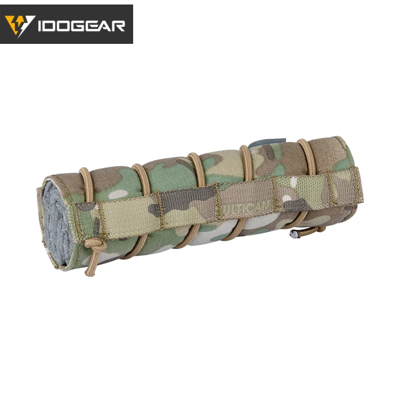 MultiCam IDOGEAR 18 см/" подавитель глушителя Тепловая крышка Щит рукав глушитель стрельба Военные Аксессуары для страйкбола 3529 - Цвет: MultiCam