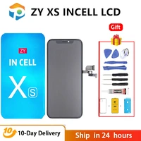 100 test aaa zy incell for iphone x xs max xr 11 lcd display touch screen digitizer assembly no dead pixel replacement parts
