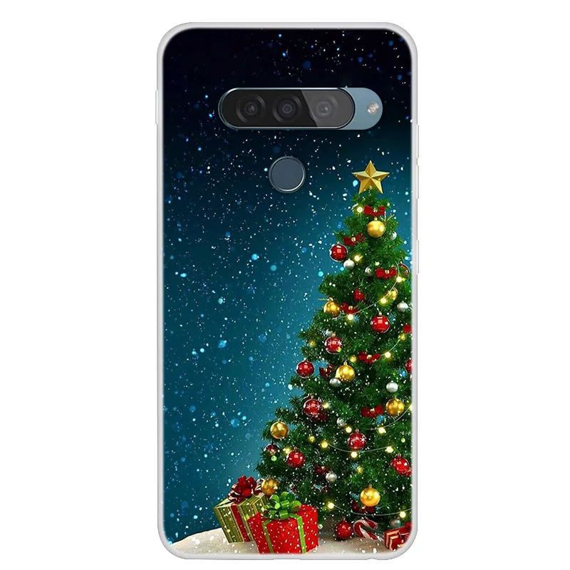 

Christmas Case For LG K41S K51S Case Silicone Soft TPU Phone Cover For LG k40S K50S V50 G7 G8 G8S ThinQ Q70 Velvet K50 Q60 Case