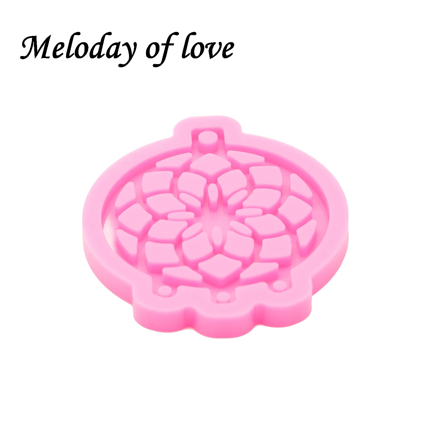 Глянцевая форма для брелока из силиконовой смолы формы литья эпоксидные