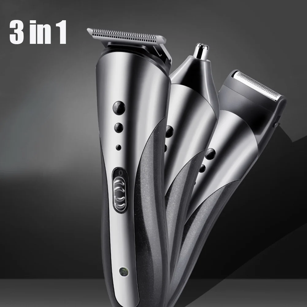 3 in 1 Hair Clipper Electric Hair Trimmer for Men Professional Shaving Machine Beard Trimmers Give Gifts Silky And Smooth