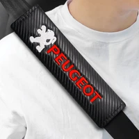 2pc auto decoration shoulder seat belt cover case car interior accessories for peugeot 206 308 307 207 208 3008 407 508 2008 rcz