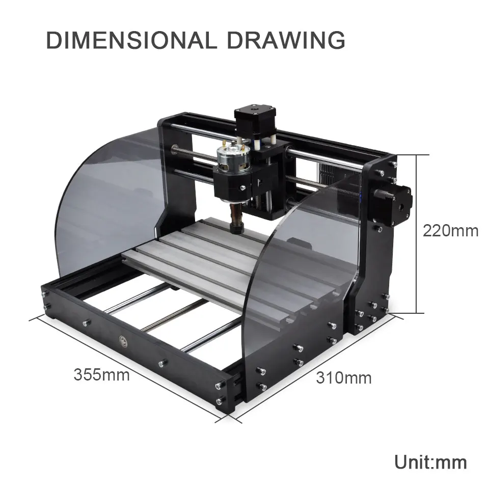 CNC 3018 PRO M engraving machine 3-axis GRBL control laser 775 spindle DIY woodworking | Инструменты