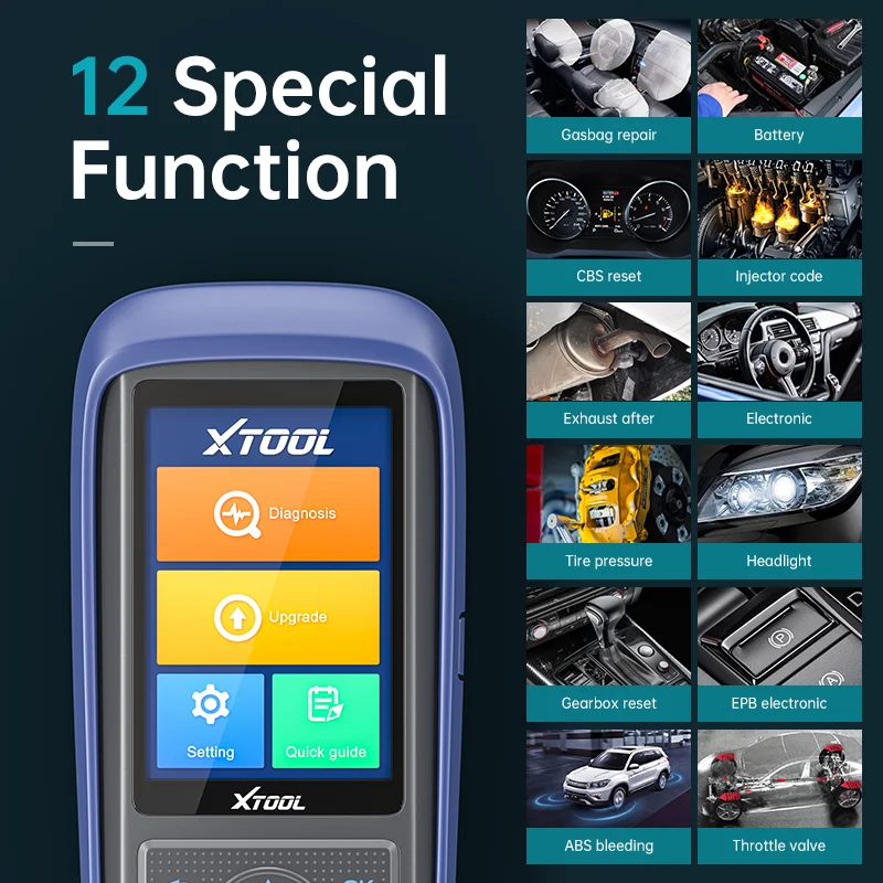 XTOOL A30PRO Bluetooth OBD2 Профессиональный диагностический инструмент Авто OBD считыватель