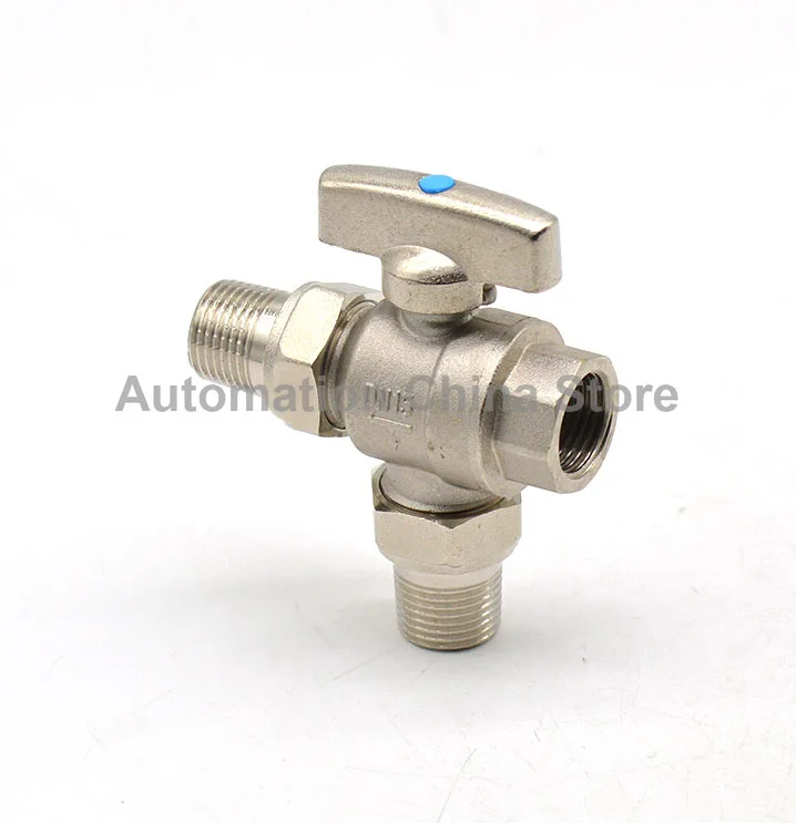 Трехсторонний шаровой клапан с большим потоком G1/2 &quotG3/4&quot G1 &quot Мужской Угловой