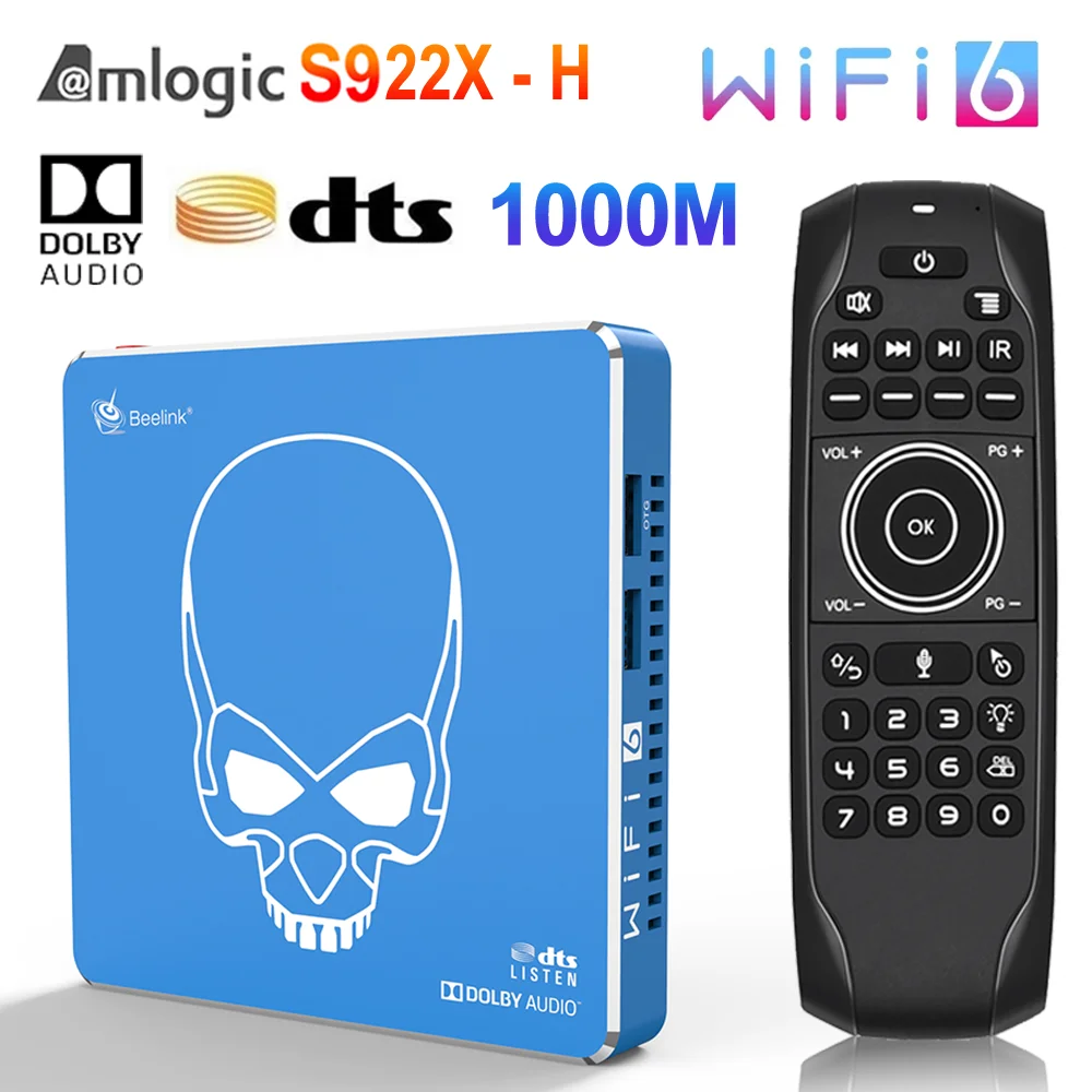 ТВ-приставка Beelink GT King Pro с поддержкой Wi-Fi и Android 1000 4 + 64 ГБ | Электроника
