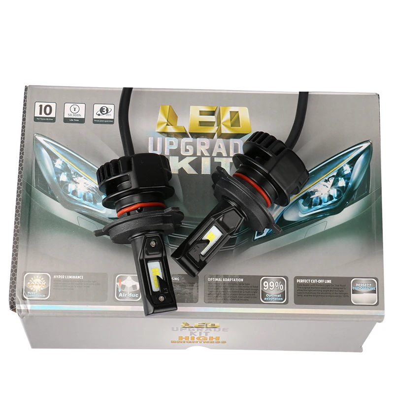 DXZ Автомобильная Фара H4 ИНДИКАТОР Лампы Набор для Сеуле Чип H13 9004 9007 Стайлинга