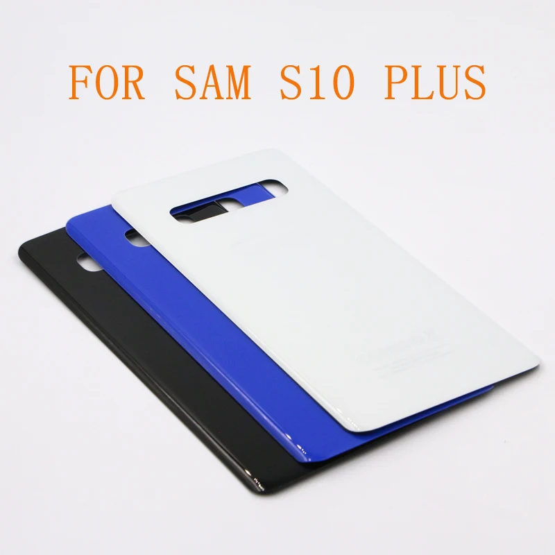 Electermi 10 шт. БЕСПЛАТНАЯ ДОСТАВКА S10 plus + задняя крышка корпуса батарея настоящая