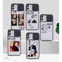 jujutsu kaisen japan anime phone case for iphone 12 11 8 7 se 2020 mini pro x xs xr max plus transparent camera protection cover