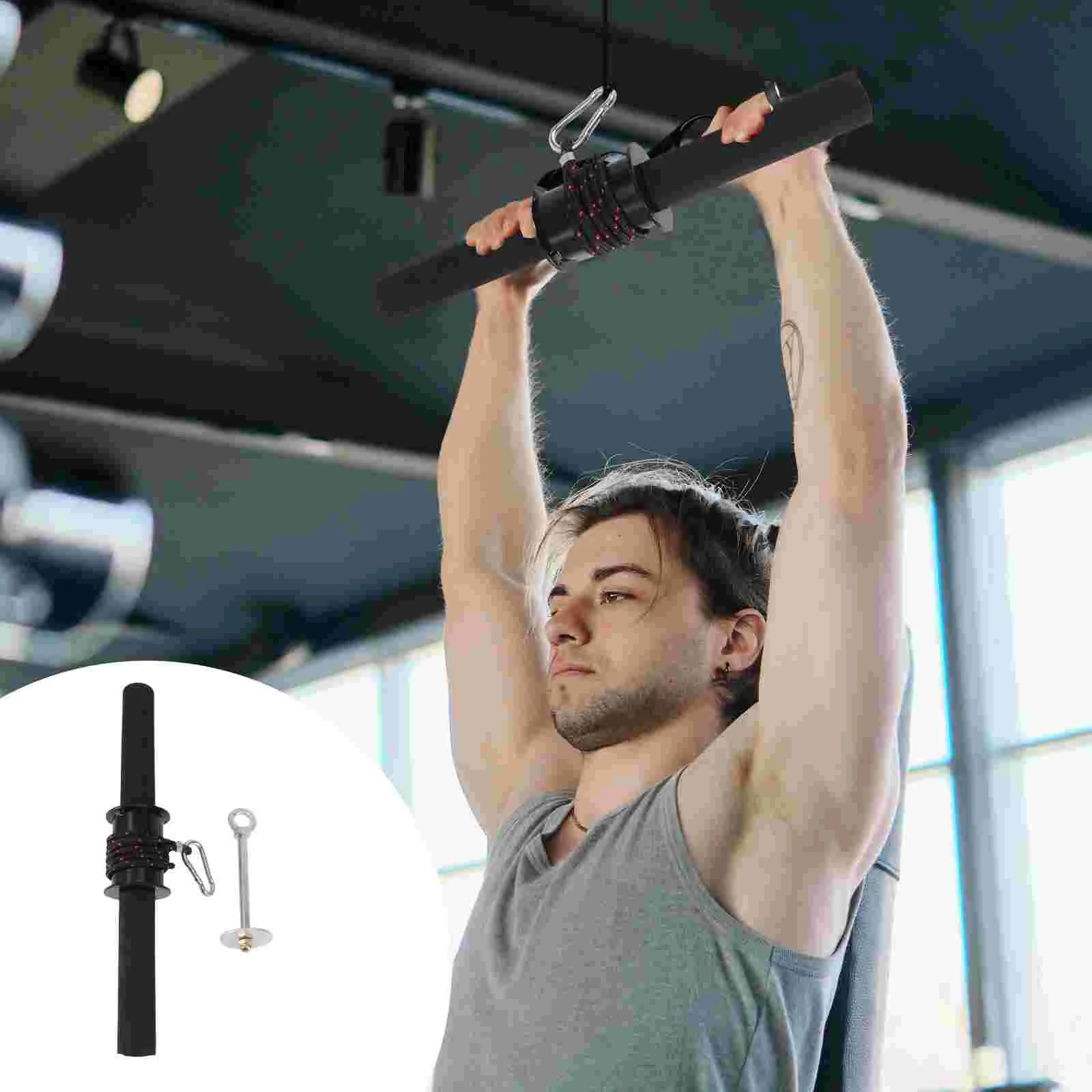 

1 Set Dumbell Weight Plate Device Metal Arm Strength Trainer