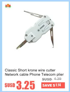Krone LSA дырокол инструмент 110 резак провода НОЖ Телеком плоскогубцы для Rj45 Keystone Jack сетевой кабель телефонный модуль патч-панель