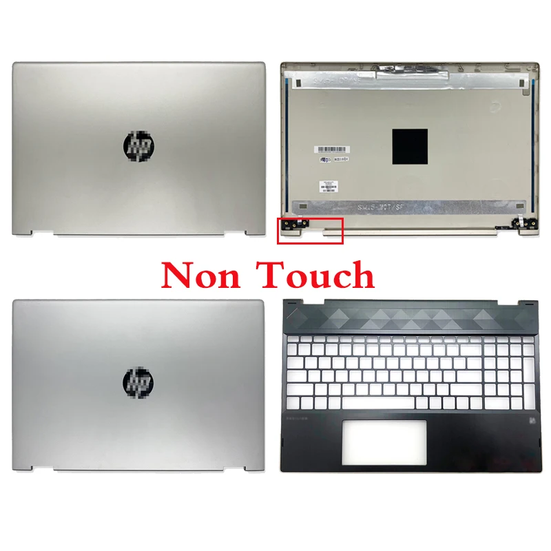

New For HP X360 15-CR 15-CR000 15T-CR000 LCD Back Cover /Palmrest Top A Case Shell Golden L22472-001 Silver L22454-001 Non Touch