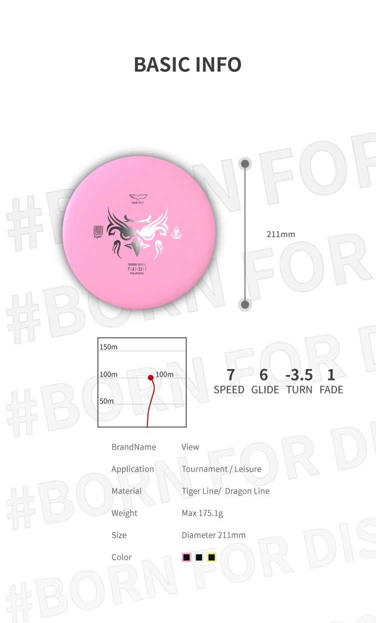 YIKUN диски PDGA одобренный диск Гольф диск драйвер вид Черная пятница