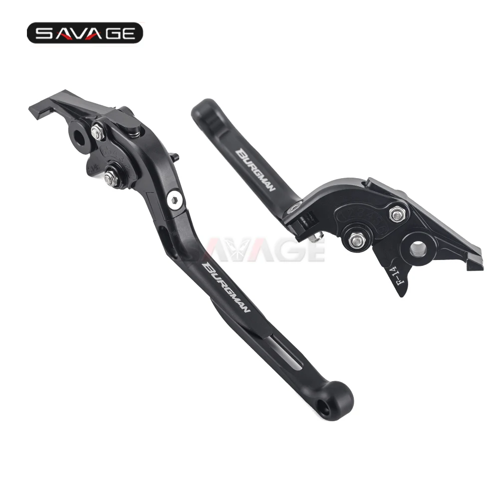 Тормозные рычаги сцепления для SUZUKI AN 250 400 Z 1998- Burgman UH 125 150 200 2002- Мотоцикл Регулируемый складной выдвижной