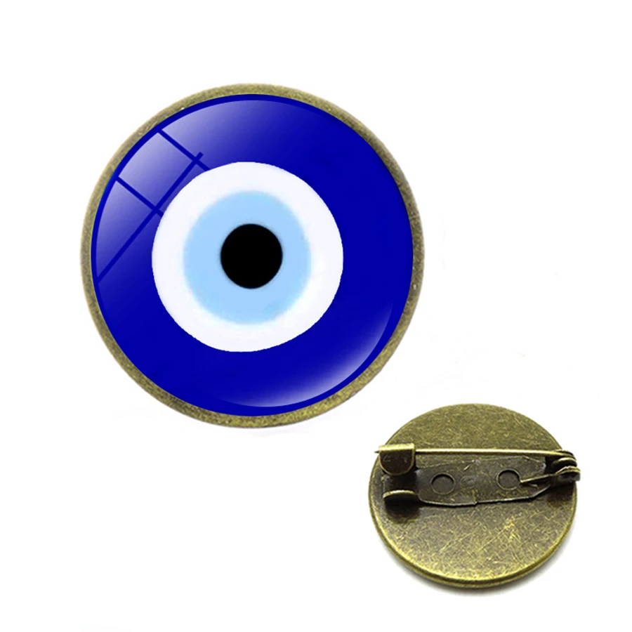 Синие злые броши-глаза El протектор Ojo Turco синий сглаза мощные защитные нагрудные