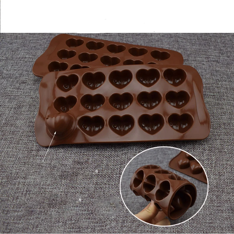 Новая силиконовая форма для шоколада 15 форм инструменты выпечки антипригарная